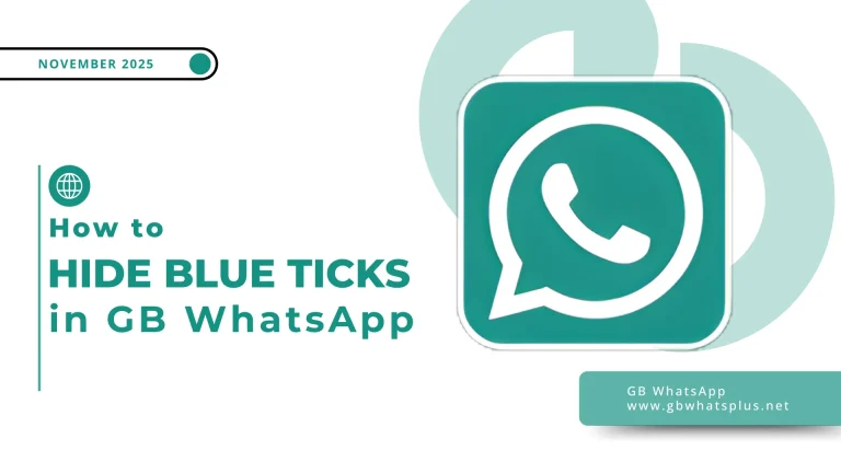 Hide Blue Ticks in GB WhatsApp